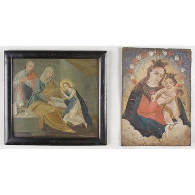 two-religious-paintings-19th-century