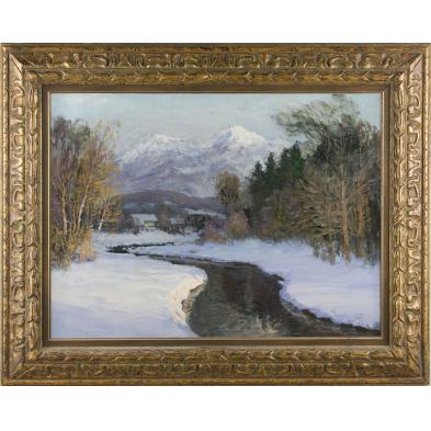 alfred-hutty-ny-sc-1877-1954-river-in-snow