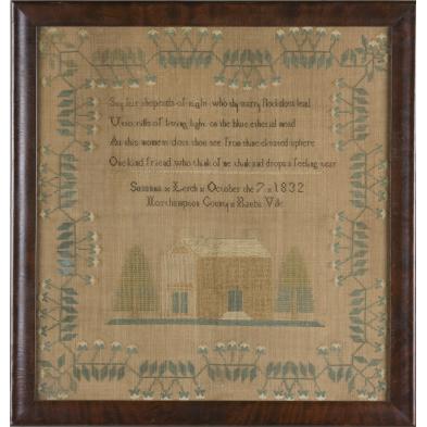 northampton-county-pa-needlework-sampler-1832