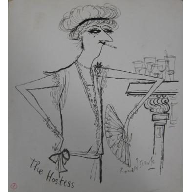 ronald-searle-br-b-1920-the-hostess