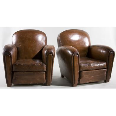 pair-of-art-deco-leather-club-chairs