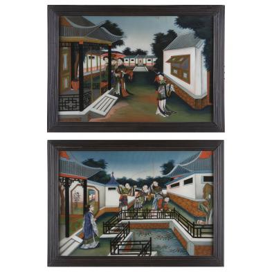 pair-of-chinese-reverse-paintings-on-glass