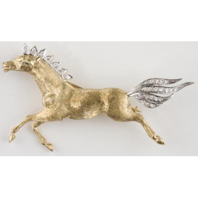 gold-and-diamond-horse-brooch