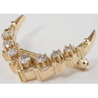 diamond-and-gold-crescent-brooch