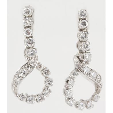 white-gold-and-diamond-drop-earrings