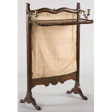 english-chippendale-fire-screen