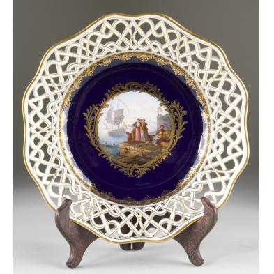 meissen-scenic-cabinet-plate-19th-century