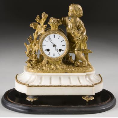french-gilt-metal-figural-clock
