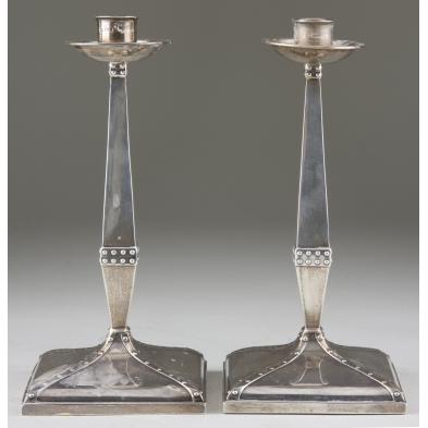 pair-english-arts-crafts-sterling-candlesticks