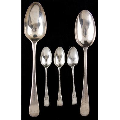 five-sterling-spoons-by-bateman-family