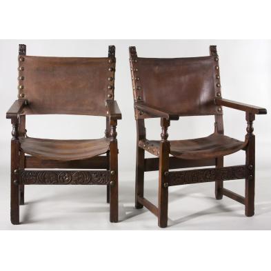pair-of-english-jacobean-arm-chairs