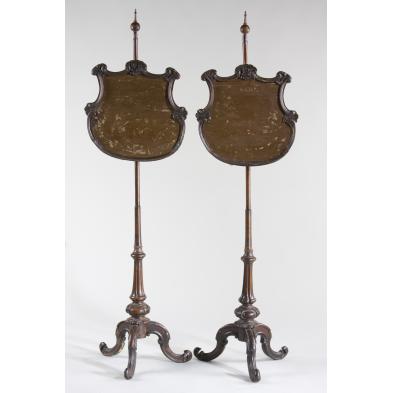 pair-of-victorian-baroque-pole-screens