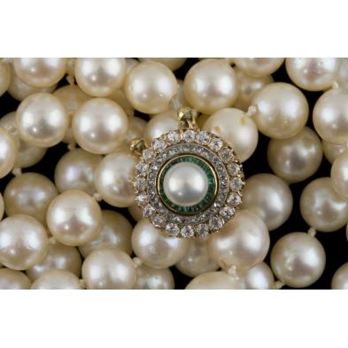 pearl-diamond-and-emerald-necklace