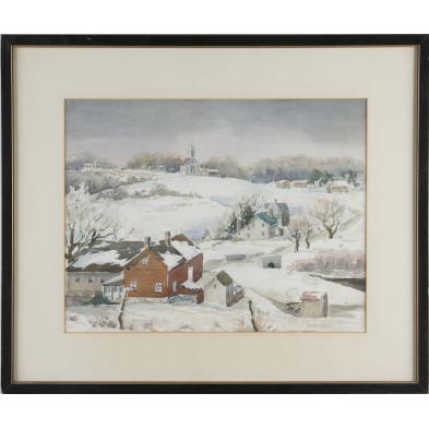 hortense-budell-pa-1884-1981-snow-in-fairmont
