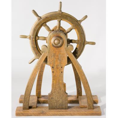 vintage-wooden-ship-s-wheel