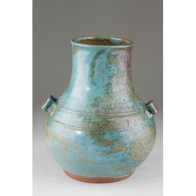 jugtown-nc-pottery-chinese-blue-han-vase