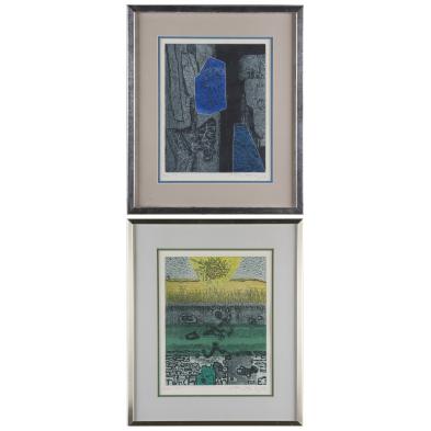 gabor-peterdi-am-1915-2001-two-etchings