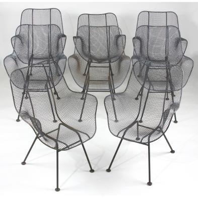set-of-8-wire-chairs-att-russell-woodard