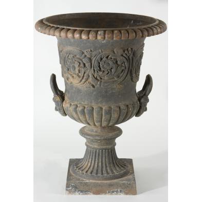 antique-cast-iron-garden-urn