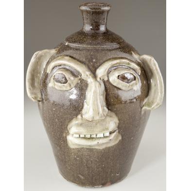 burlon-craig-face-jug-nc-pottery