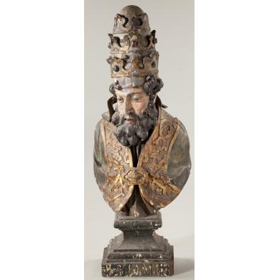 a-finely-carved-bust-of-saint-paul