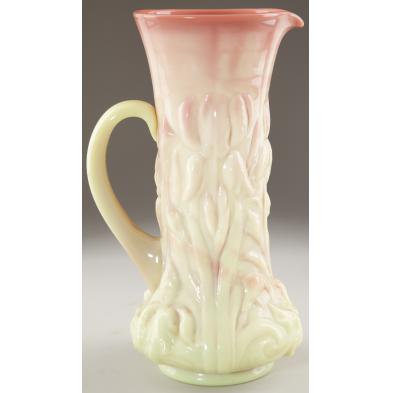 fenton-custard-glass-tall-pitcher