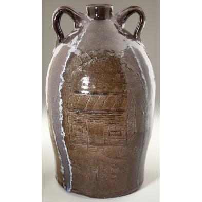 chester-hewell-ga-folk-pottery-syrup-jug