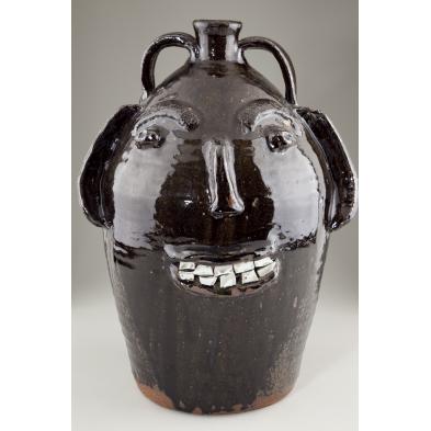burlon-craig-five-gallon-face-jug-nc-pottery