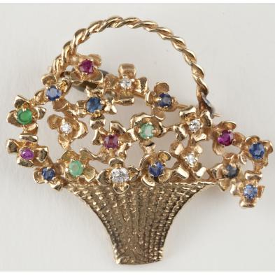colored-stone-and-diamond-bouquet-brooch