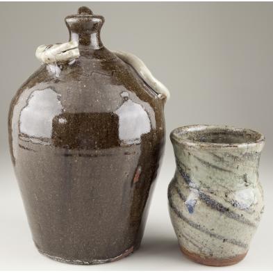 two-burlon-craig-folk-art-pottery-pieces