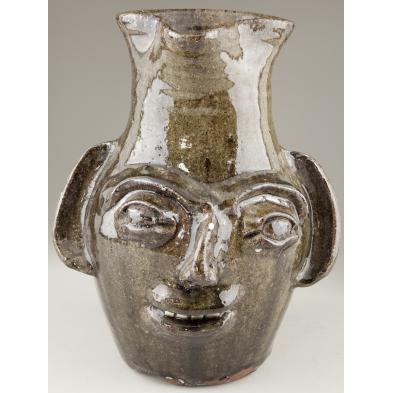 burlon-craig-face-pitcher-nc-folk-pottery