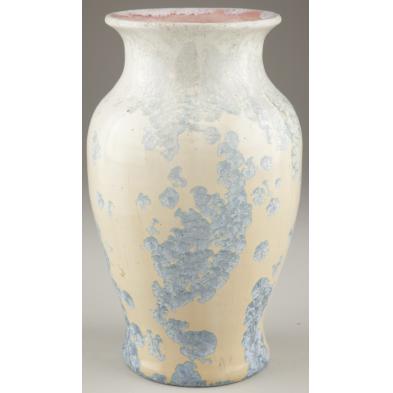 pisgah-forest-crystalline-baluster-vase-nc-pottery