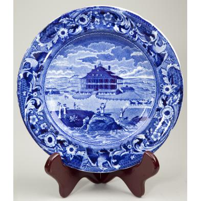 historical-blue-staffordshire-plate-nahant-hotel