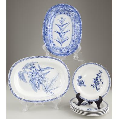 group-of-early-wedgwood-botanical-porcelains