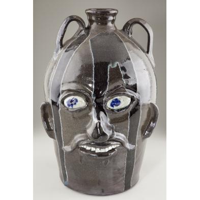 large-chester-hewell-face-jug-ga-folk-pottery