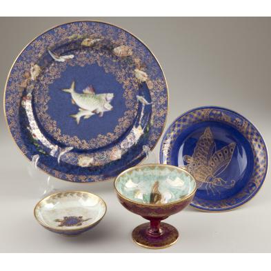 group-of-wedgwood-fairyland-lustre