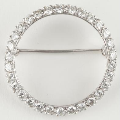 diamond-circle-brooch