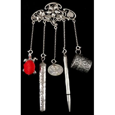 sterling-silver-chatelaine-brooch