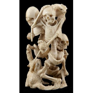 japanese-meiji-period-ivory-skeleton-okimono