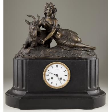 french-empire-bronze-figural-mantel-clock