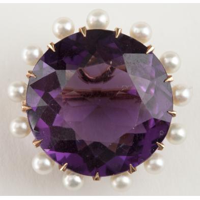 antique-style-amethyst-and-pearl-pendant-brooch