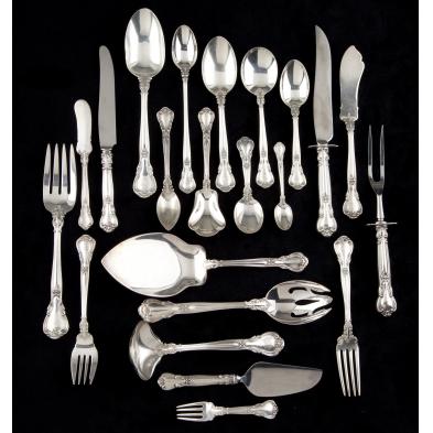 set-of-gorham-chantilly-sterling-flatware