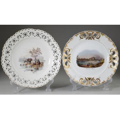 two-kpm-porcelain-cabinet-plates