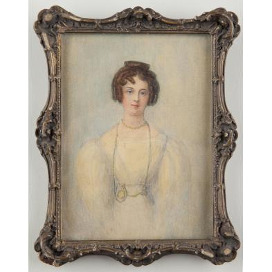 american-portrait-miniature-lady-with-watch