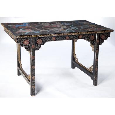 chinese-carved-and-painted-center-table