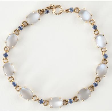 retro-style-moonstone-and-sapphire-bracelet
