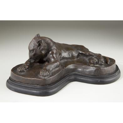 charles-c-rumsey-ny-1873-1922-bronze-puma