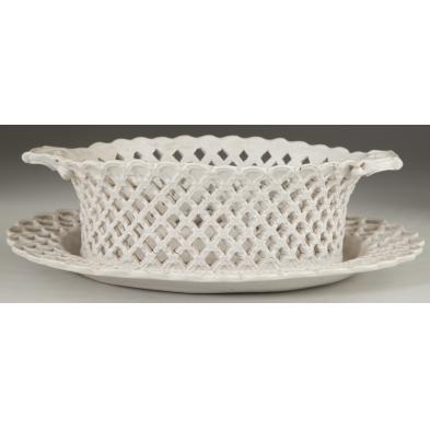 staffordshire-creamware-basket-and-stand