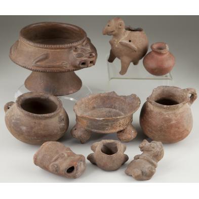 eight-pre-columbian-ceramics-and-a-later-bowl