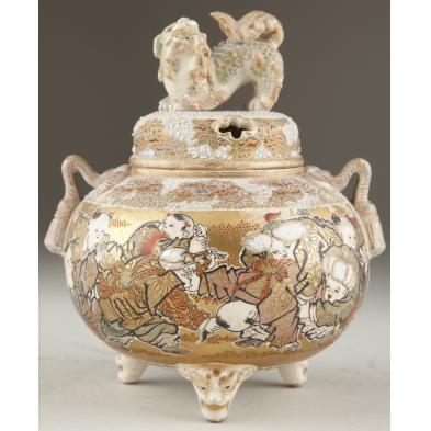 japanese-small-satsuma-censer-meiji-period